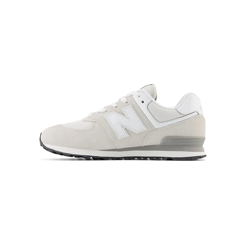 Kid's Grade School 574 Grey/White - Image 3