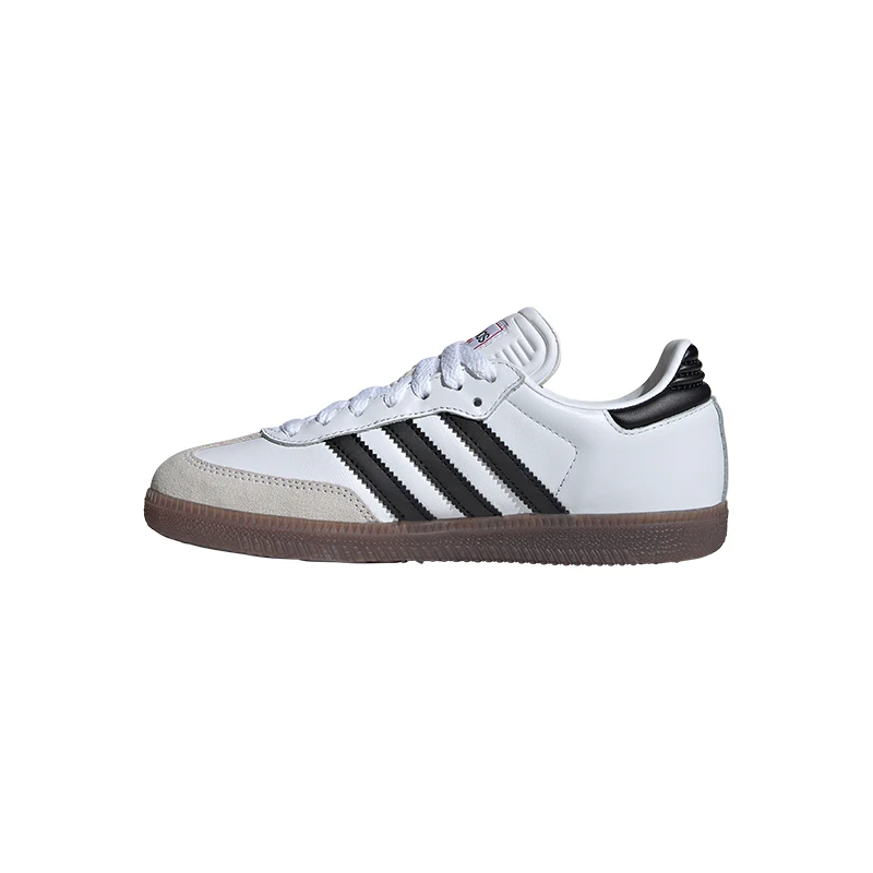 Kid's Grade School Samba White/Black/Red - Image 4