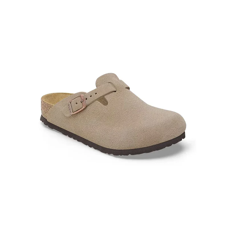 Kid's Preschool Boston Narrow Taupe Suede - Image 2