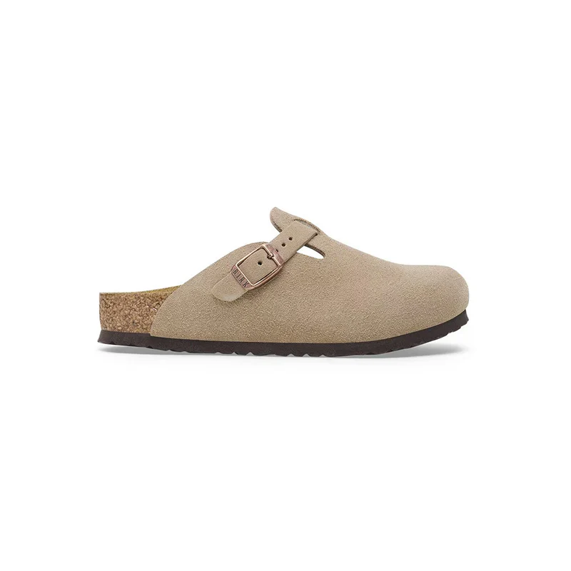 Kid's Preschool Boston Narrow Taupe Suede - Image 3