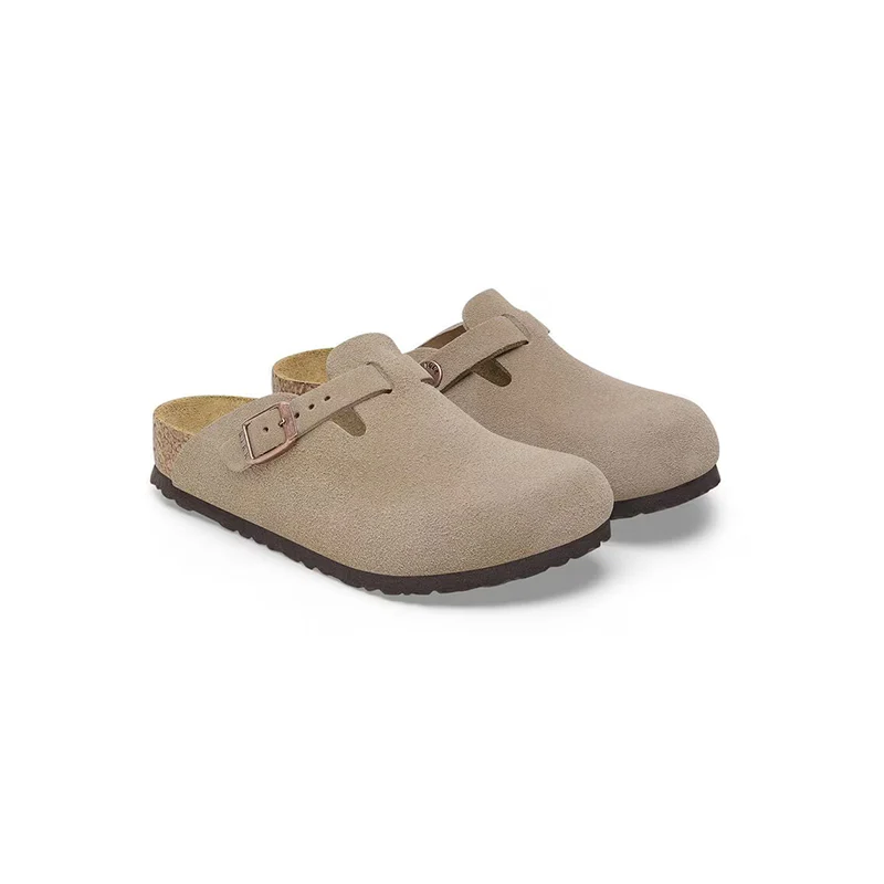 Kid's Preschool Boston Narrow Taupe Suede - Image 4