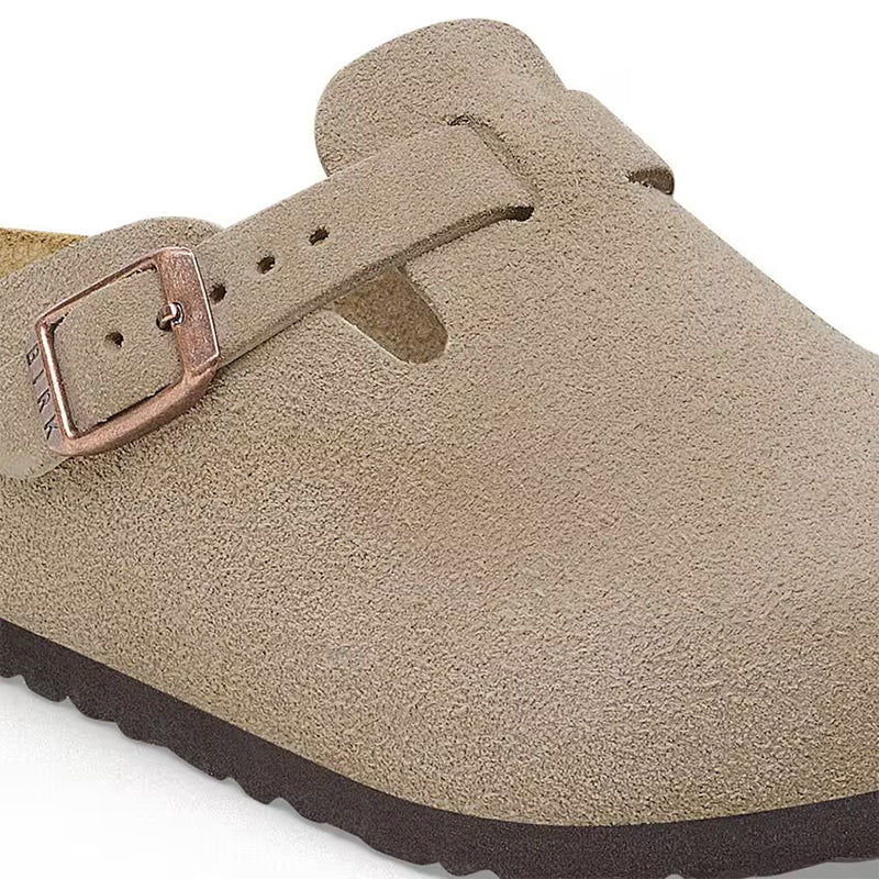 Kid's Preschool Boston Narrow Taupe Suede - Image 7