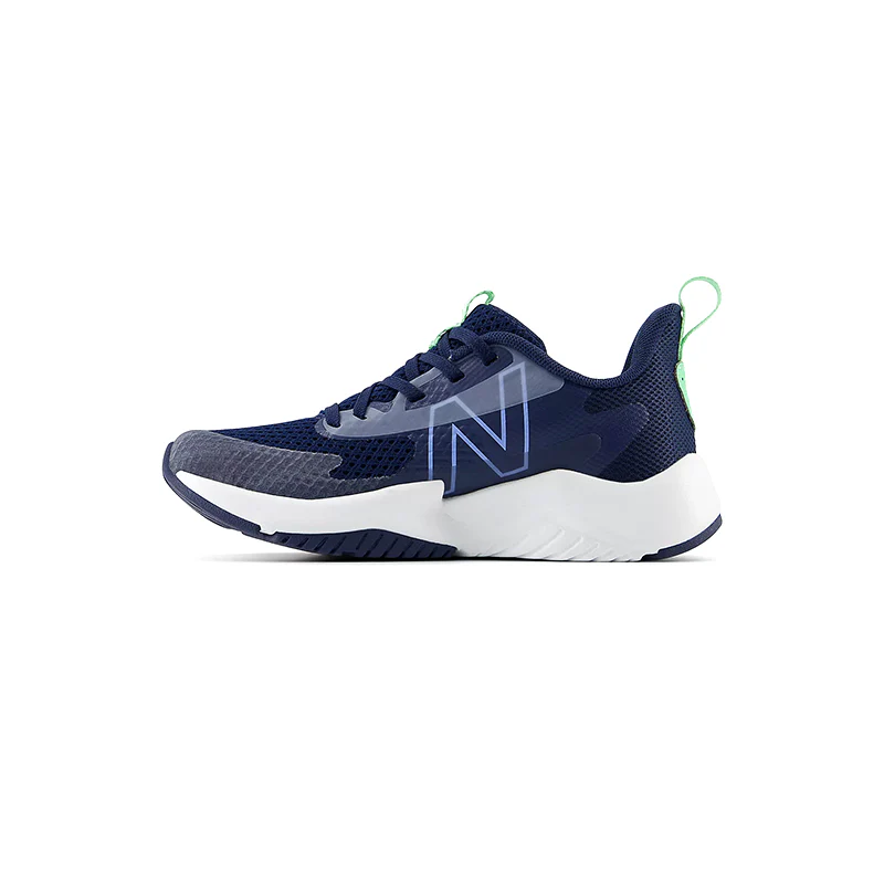 Kid's Preschool Rave Run Navy/Electric Blue - Image 4