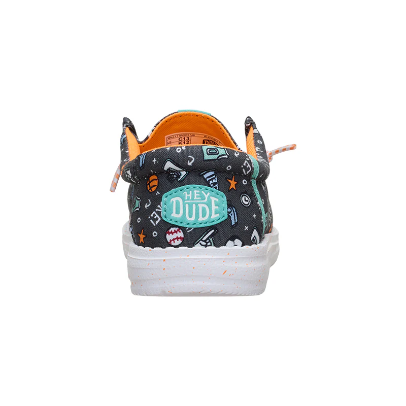 Kid's Preschool Wally Sports Fan Black/Multi - Image 7