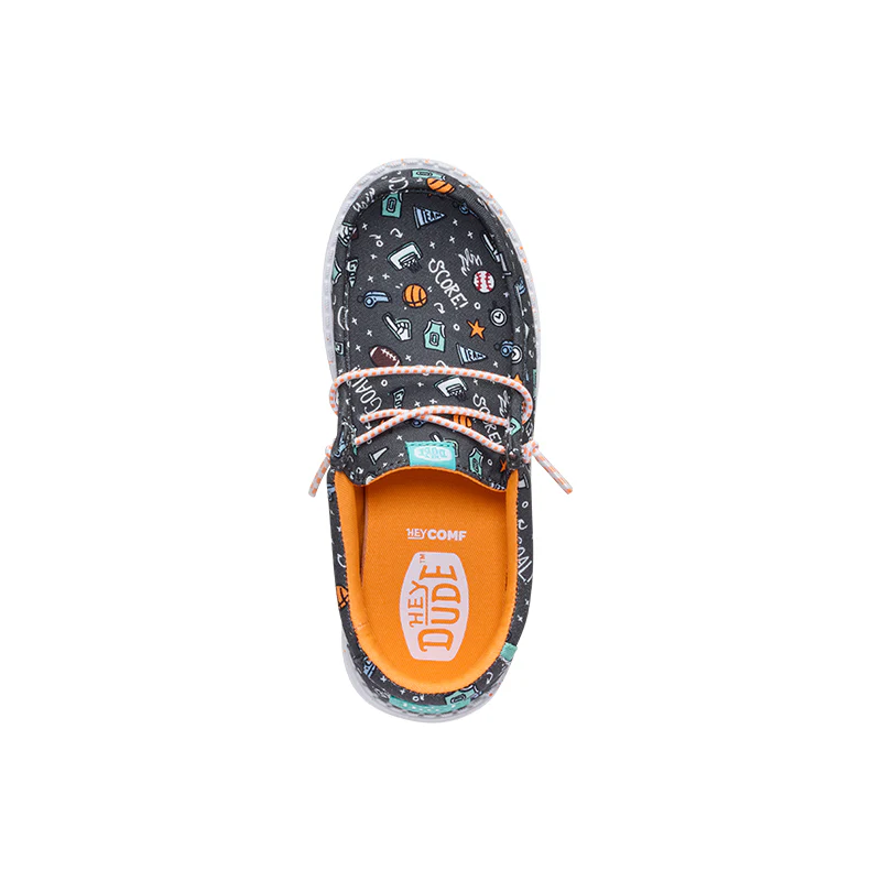 Kid's Preschool Wally Sports Fan Black/Multi - Image 8