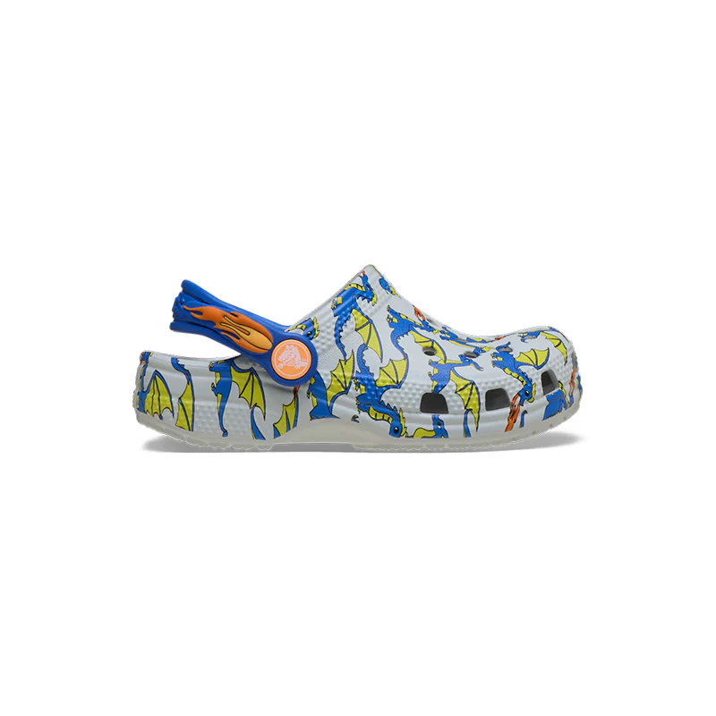 Kid's Toddler Classic Graphic Clog Dragon Atmosphere - Image 3