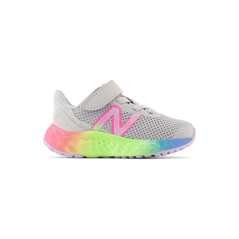 Kid's Toddler Fresh Foam Arishi V4 Light Aluminum/Lilac - Image 3