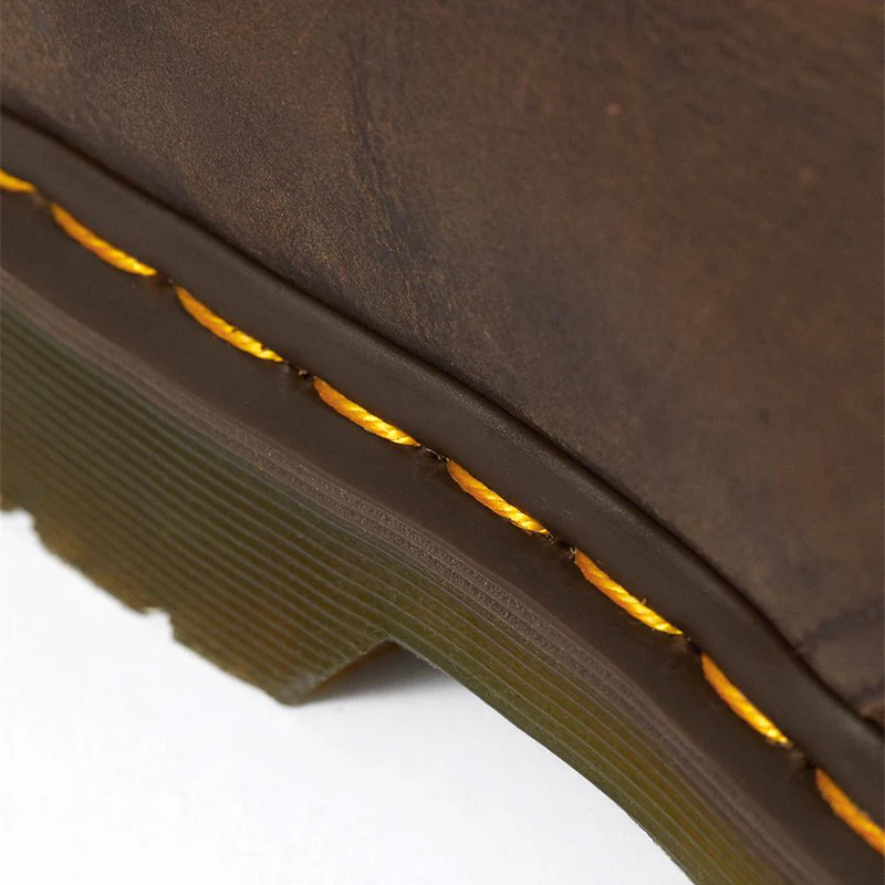 Men's 1461 Dark Brown Crazy Horse - Image 10