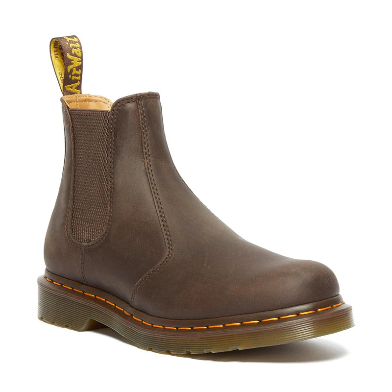 Men's 2976 Yellow Stitch Dark Brown Crazy Horse - Image 2