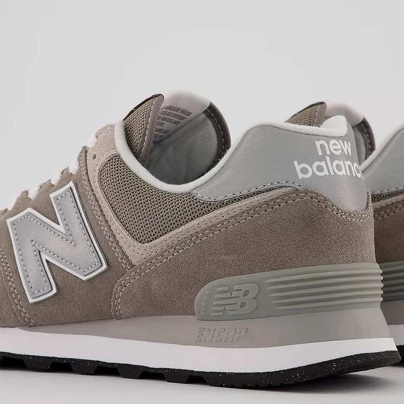 Men's 574 Grey/White - Image 9
