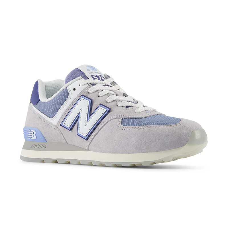 Men's 574 Pearl Grey/White - Image 2