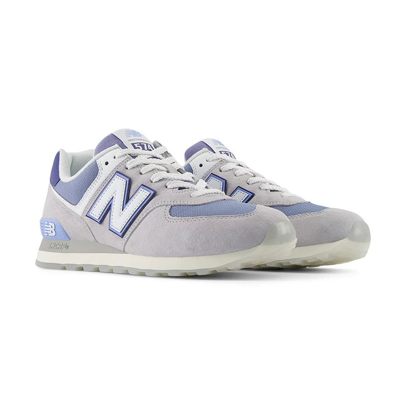 Men's 574 Pearl Grey/White - Image 5