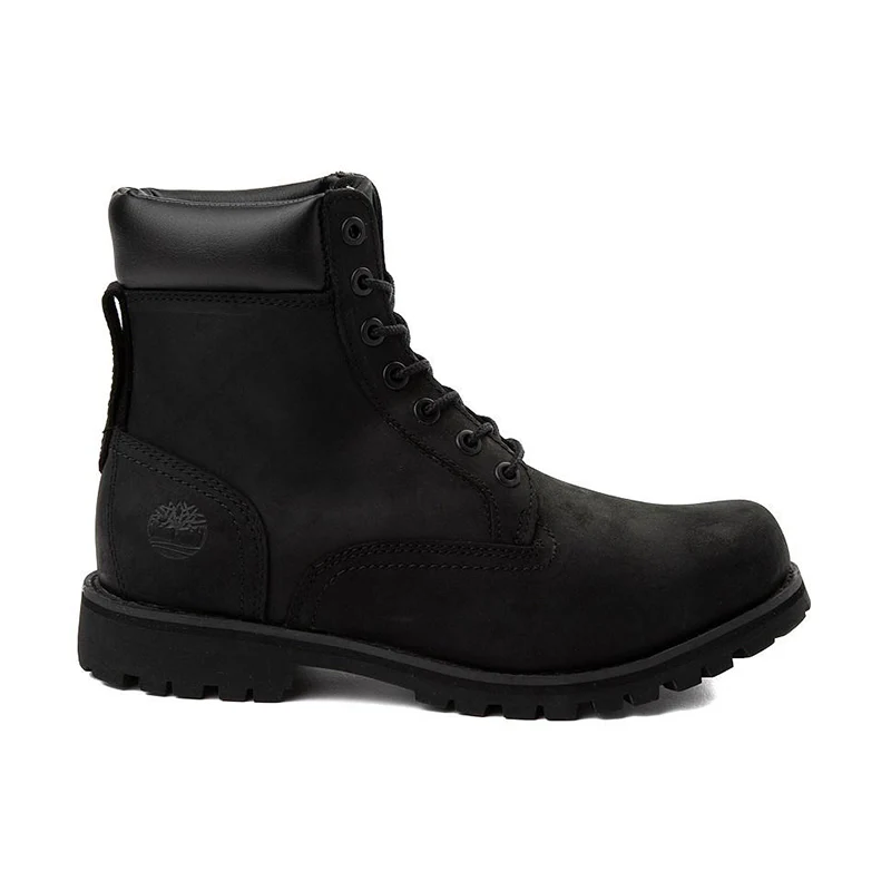 Men's 6" Premium Waterproof Black Nubuck - Image 3