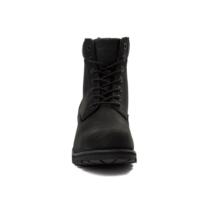 Men's 6" Premium Waterproof Black Nubuck - Image 4