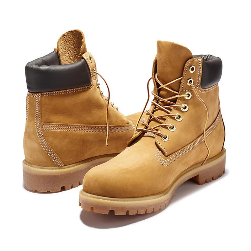Men's 6" Premium Waterproof Wheat - Image 4