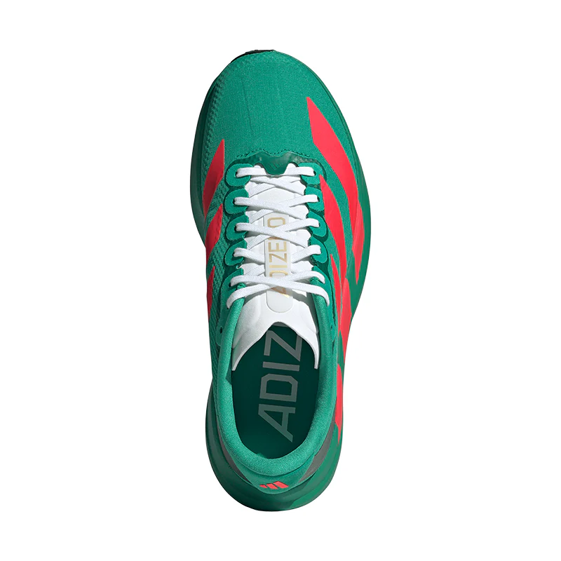 Men's Adizero EVO SL Court Green/Lucid Red - Image 6