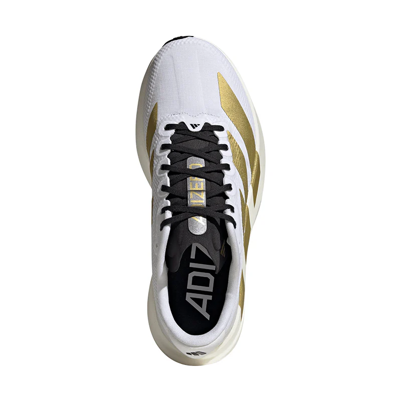 Men's Adizero EVO SL White/Matte Gold/Black - Image 6