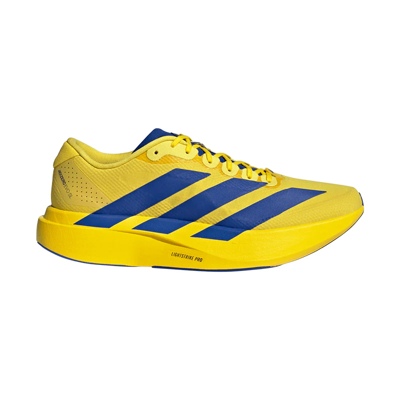 Men's Adizero EVO SL Yellow/Royal Blue/Iron - Image 3