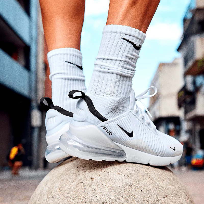 Men's Air Max 270 White/Black/White - Image 6