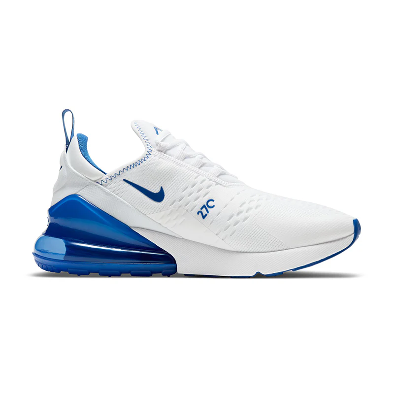 Men's Air Max 270 White/Racer Blue/Royal - Image 2