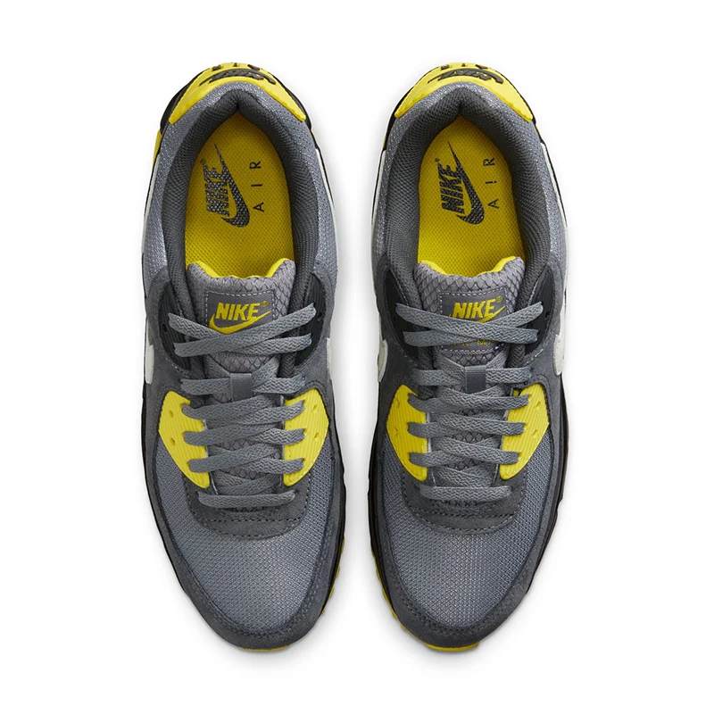 Men's Air Max 90 Smoke Grey/Light Silver - Image 7