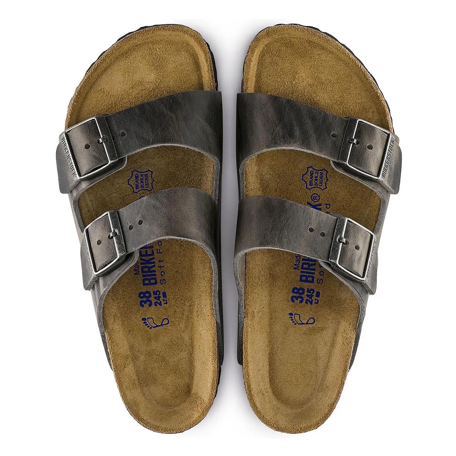 Men's Arizona Soft Footbed Iron Oiled Leather - Image 5