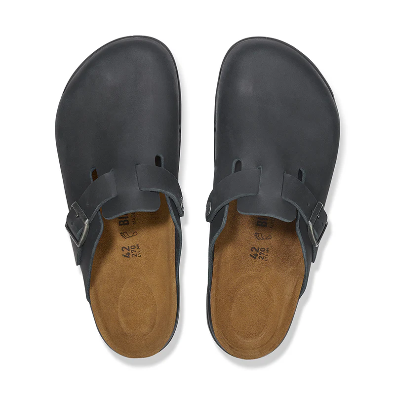 Men's Boston Crosstown Black Oiled Leather - Image 6