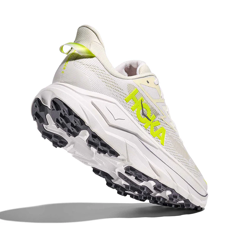 Men's Challenger 8 White/Neon Hoka Citrus - Image 5