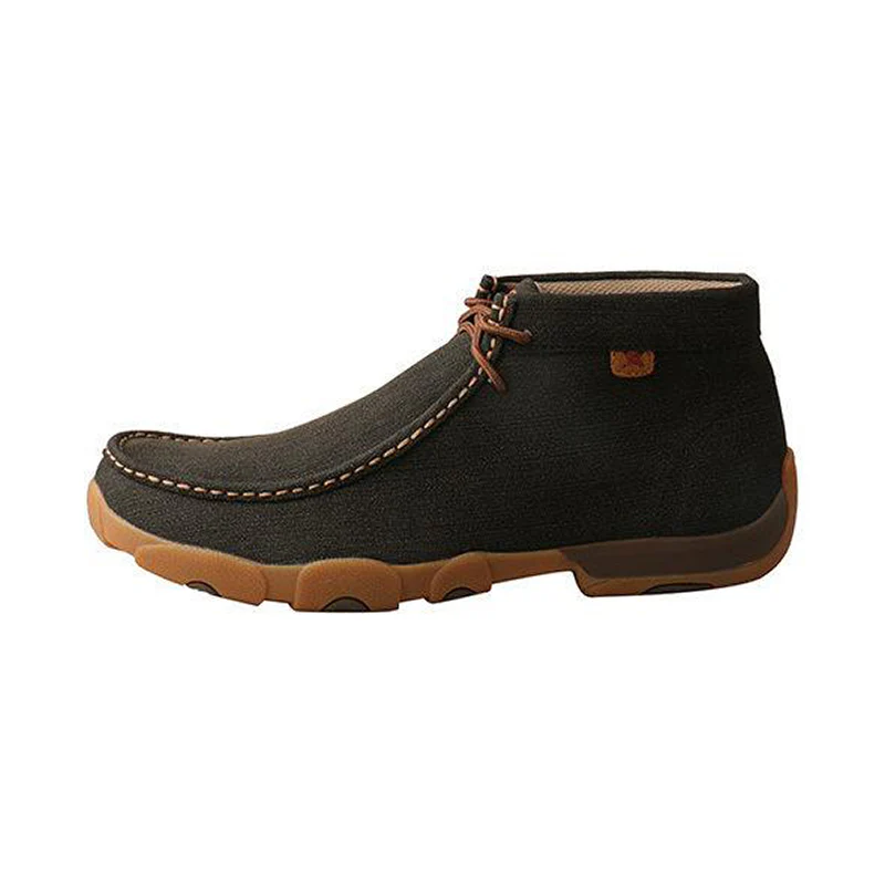 Men's Chukka Driving Moc Charcoal - Image 4