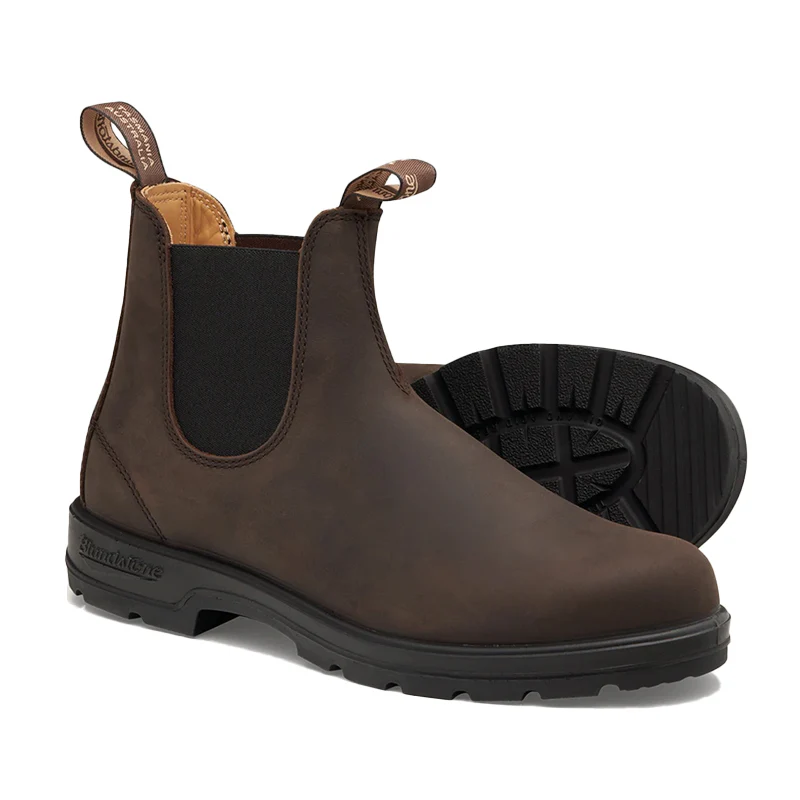 Men's Classic Chelsea Brown Leather - Image 4