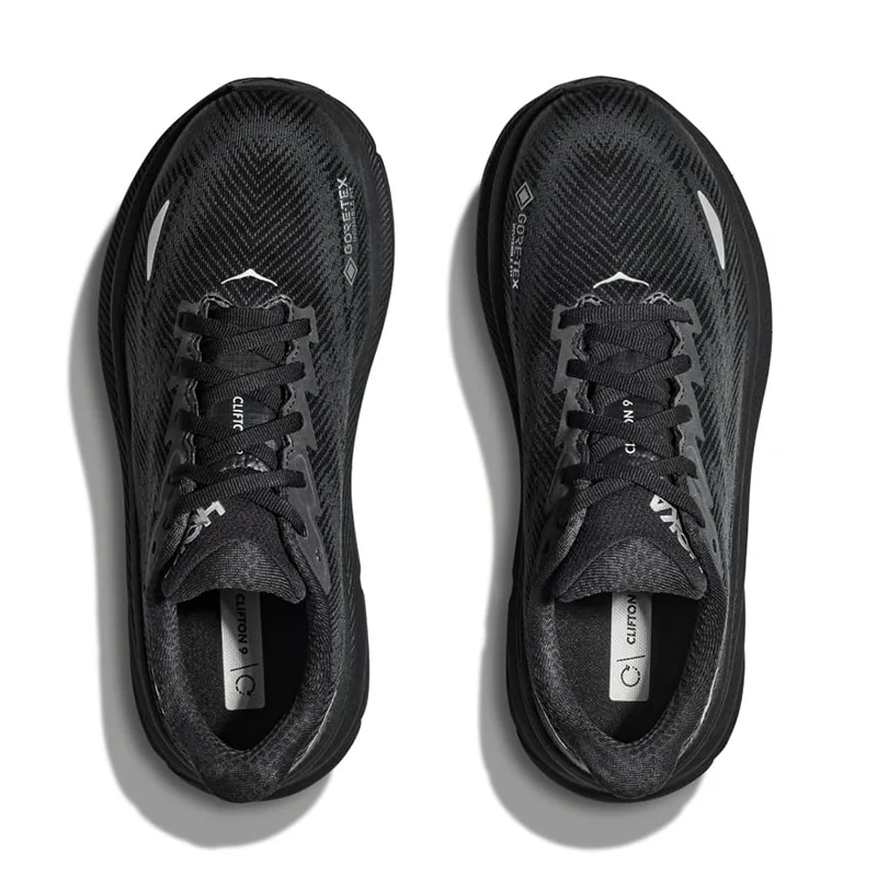 Men's Clifton 9 GTX Black/Black - Image 6