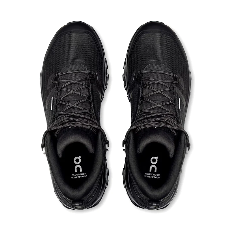 Men's Cloudrock Mid Waterproof Black/Black - Image 6