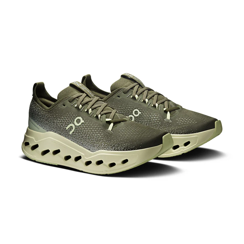 Men's Cloudsurfer Max (WIDE) Olive/Seedling - Image 5