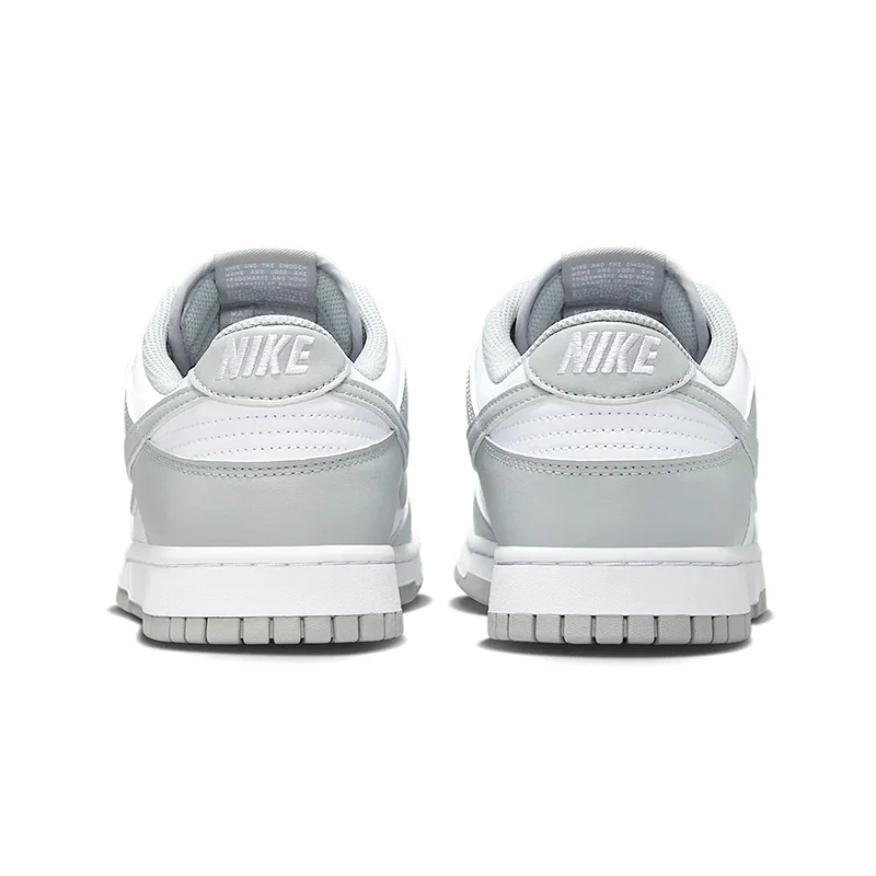 Men's Dunk Low Retro White/Grey/White - Image 5
