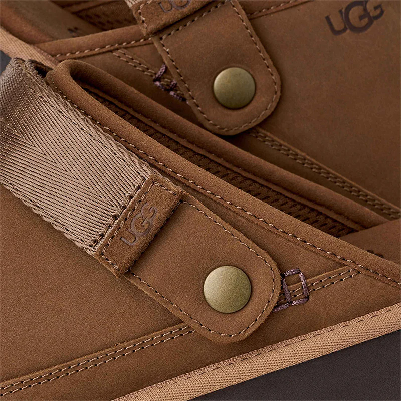 Men's Goldencoast Clog II Nubuck Dark Chestnut - Image 7