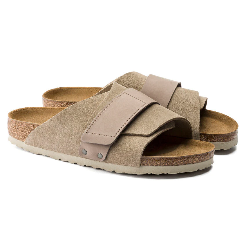 Men's Kyoto Taupe Suede - Image 4