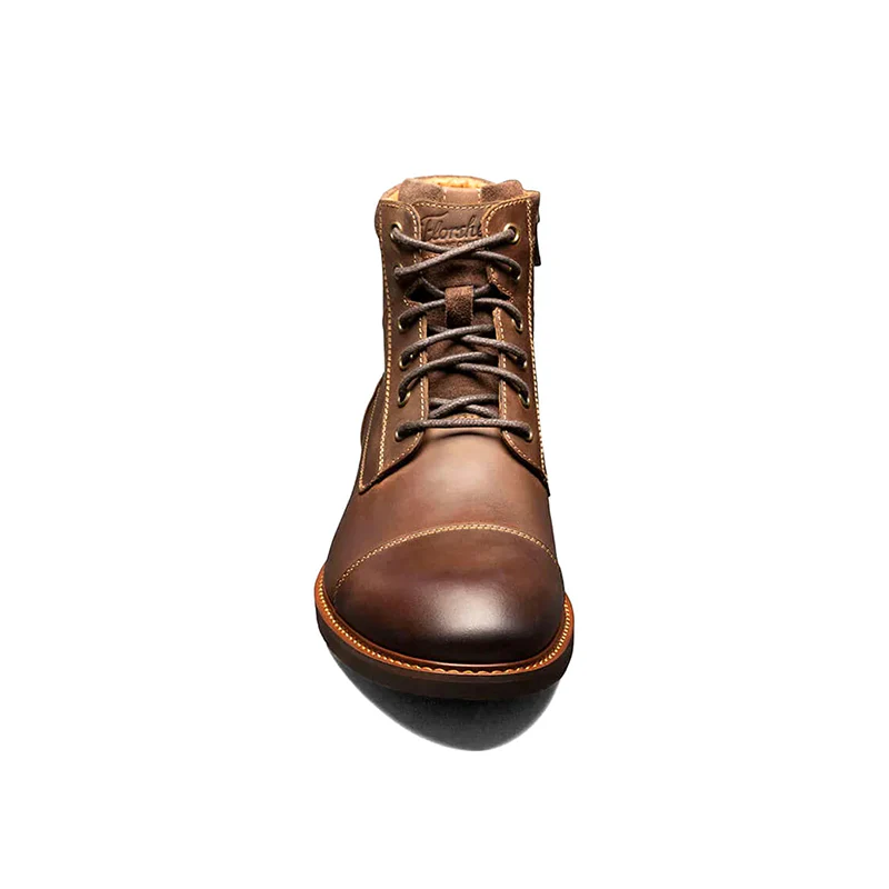 Men's Lodge Cap Toe Lace Up Boot Brown - Image 5