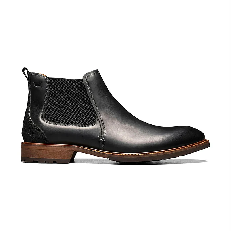 Men's Lodge Plain Toe Black Crazy Horse - Image 3