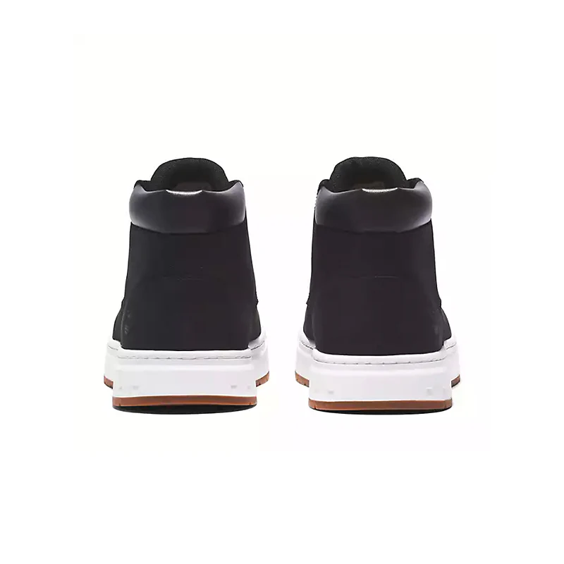 Men's Maple Grove Leather Chukka Black Nubuck - Image 4