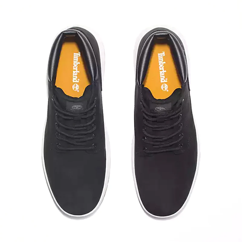 Men's Maple Grove Leather Chukka Black Nubuck - Image 5