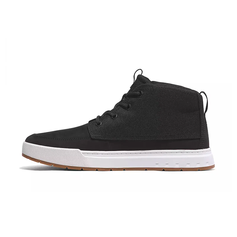 Men's Maple Grove Mid Sneaker Black Nubuck - Image 3