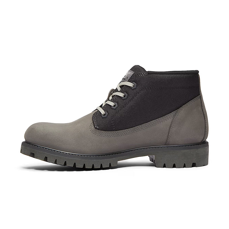 Men's Premium Chukka Medium Grey Nubuck/Black - Image 4