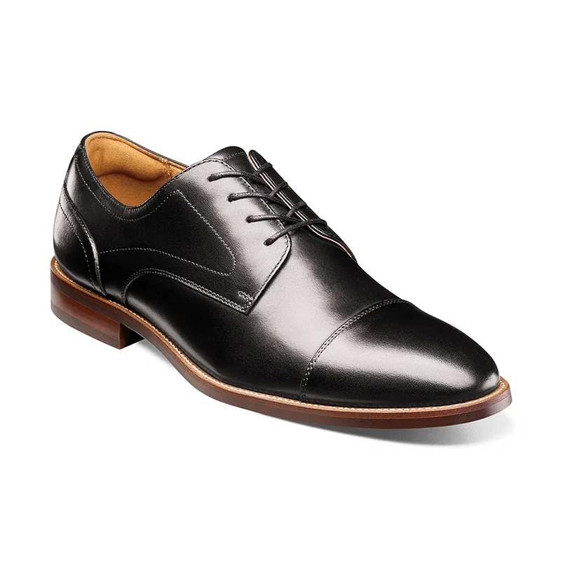 Men's Rucci Cap Toe Black - Image 2