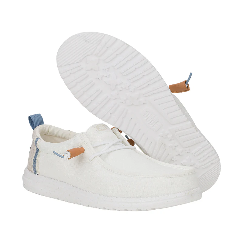 Men's Wally Craft Linen White/Stone Grey - Image 4