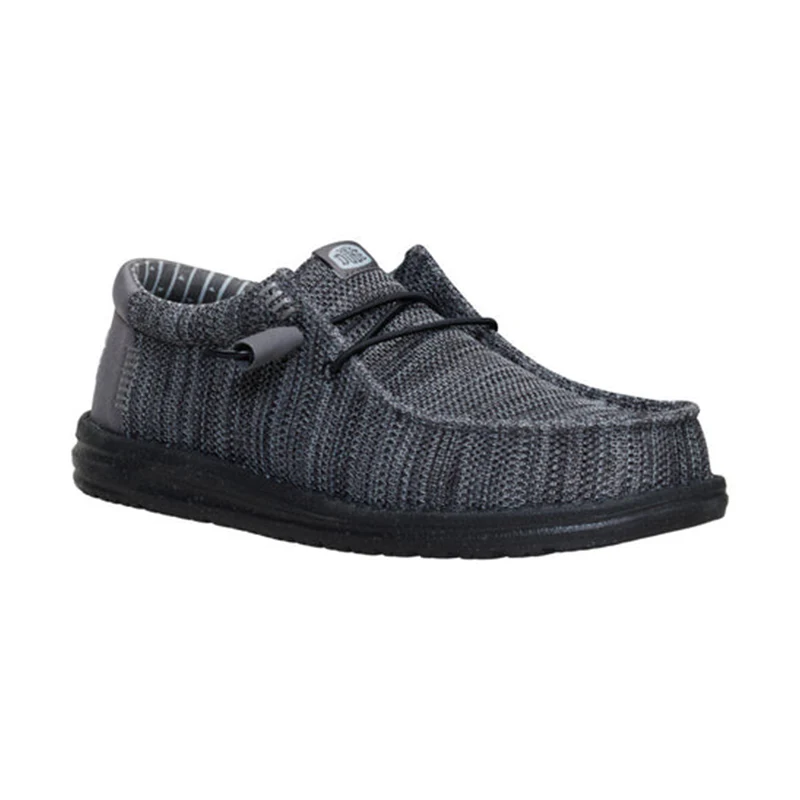 Men's Wally Stretch Sox Granite Grey/Black - Image 2