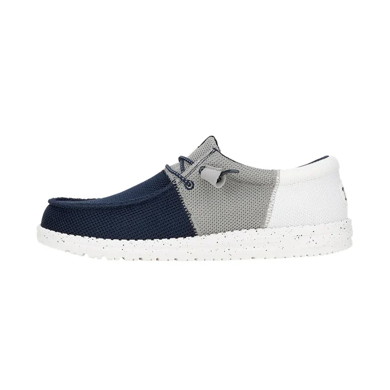 Men's Wally Tri Varsity Mesh Navy/Grey - Image 3