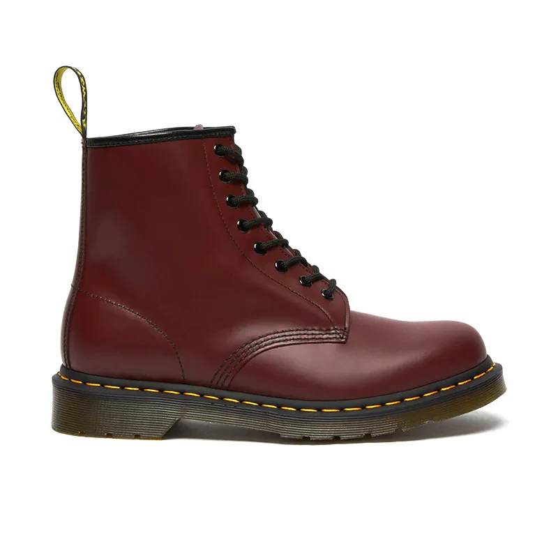 Women's 1460 Cherry Red Smooth - Image 3