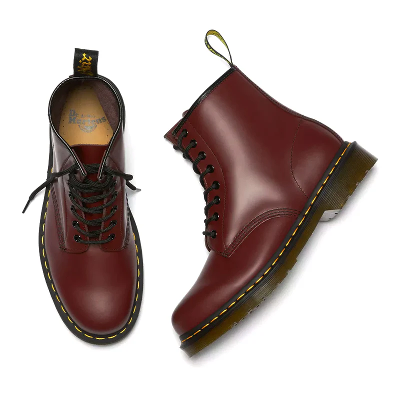 Women's 1460 Cherry Red Smooth - Image 6