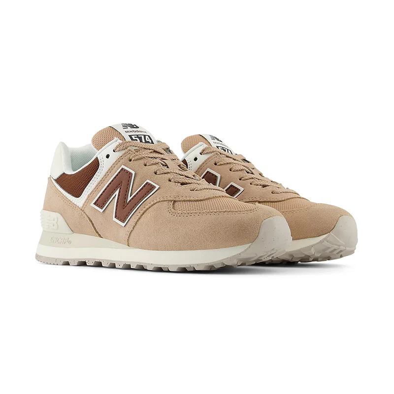 Women's 574 Flat Taupe/Rich Oak - Image 4