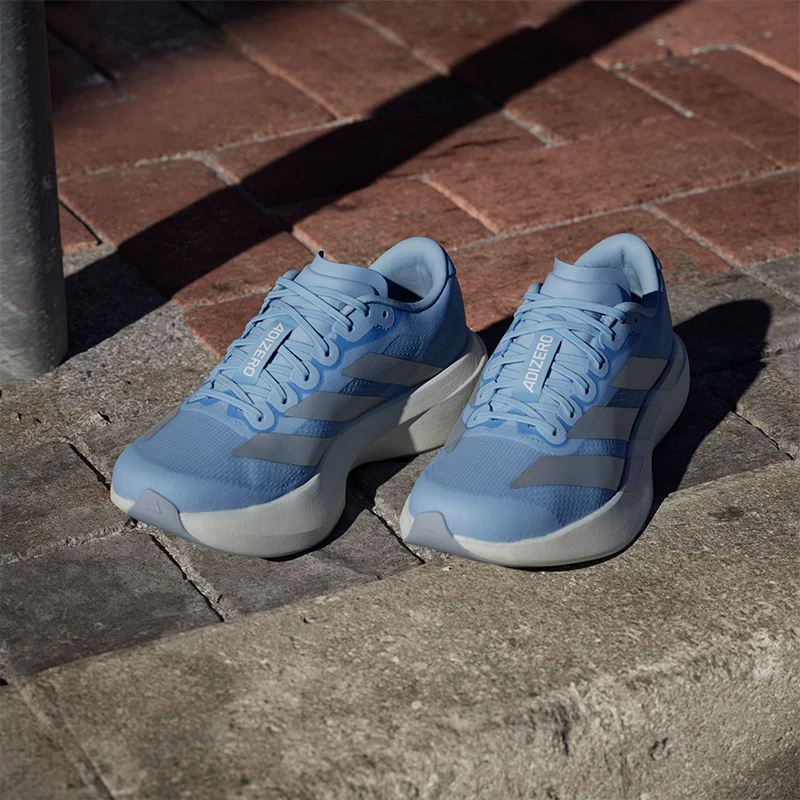 Women's Adizero EVO SL Glow Blue/Silver/White - Image 5